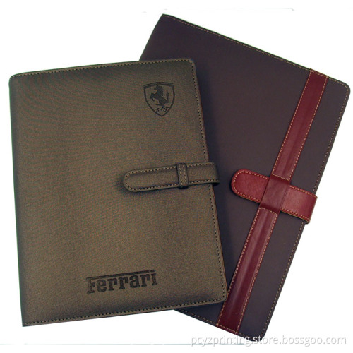 Customized PU Leather Diary Book / Notebook Printing